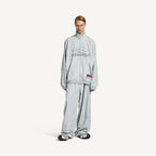 Men's 3b Football Tracksuit Jacket in New Grey