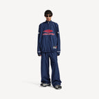 Men's 3b Football Tracksuit Jacket in New Dark Navy
